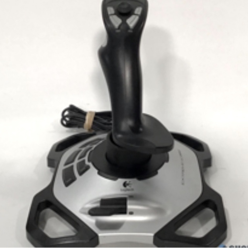Logitech - Extreme 3D Pro Gaming Joystick - Silver/ Black 4.4